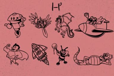 Stickers by Minimalistartstudio — Dingbats Font — thumbnail 3