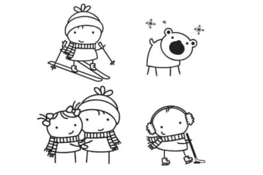 Stickies Christmas Dingbats by Illustration Ink — Dingbats Font — thumbnail 6