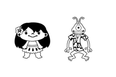 Stitched Dingbats by Illustration Ink — Dingbats Font — thumbnail 3