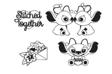 Stitched Together Dingbats by Illustration Ink — Dingbats Font — thumbnail 6