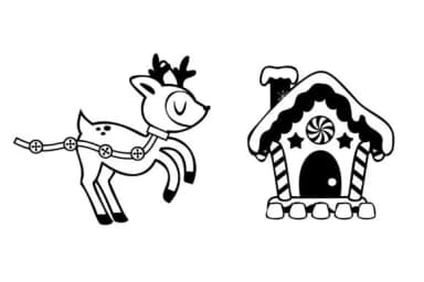 Storybook Christmas Dingbats by Illustration Ink — Dingbats Font — thumbnail 8