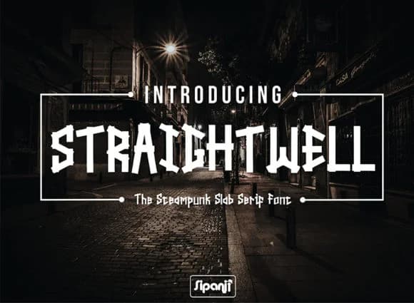 Straightwell by sipanji figuree — Slab Serif Font