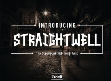 Straightwell by sipanji figuree — Slab Serif Font — thumbnail 1