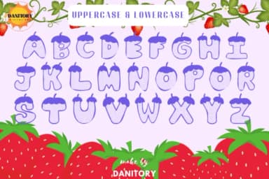 Strawberry by danita.kukkai — Dingbats Font — thumbnail 2