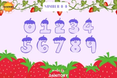 Strawberry by danita.kukkai — Dingbats Font — thumbnail 3