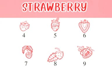 Strawberry by Nongyao — Dingbats Font — thumbnail 4