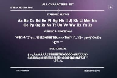 Streak Motion by creativetacos — Slab Serif Font — thumbnail 3