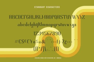 Streching Strokes by brightonexart — Slab Serif Font — thumbnail 4