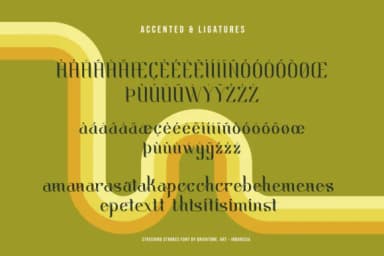 Streching Strokes by brightonexart — Slab Serif Font — thumbnail 5