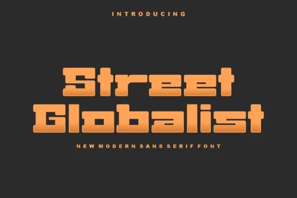 Street Globalist by kalingga.albert — Slab Serif Font