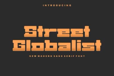 Street Globalist by kalingga.albert — Slab Serif Font — thumbnail 1