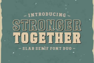 Stronger Together by Hendrik (7NTypes) — Slab Serif Font — thumbnail 1