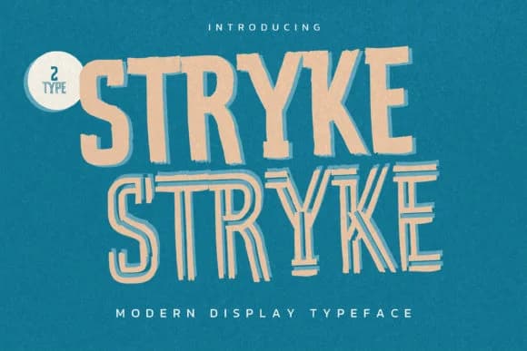 Stryke by Gassstype Studio — Slab Serif Font — preview 1