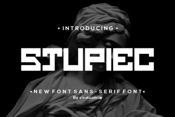 Stupiec by sinduamiw — Slab Serif Font