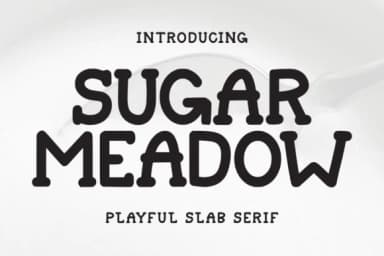Sugar Meadow by Letterayu — Slab Serif Font — thumbnail 1