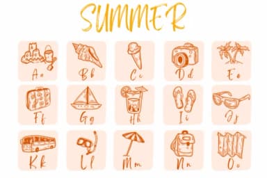 Summer by Suphitchaya — Dingbats Font — thumbnail 2