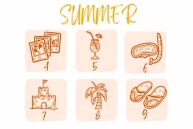 Summer by Suphitchaya — Dingbats Font — thumbnail 4
