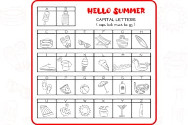 Summer by WADLEN — Dingbats Font — thumbnail 2