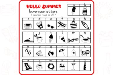 Summer by WADLEN — Dingbats Font — thumbnail 3
