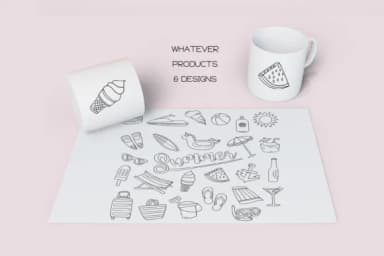 Summer by WADLEN — Dingbats Font — thumbnail 6