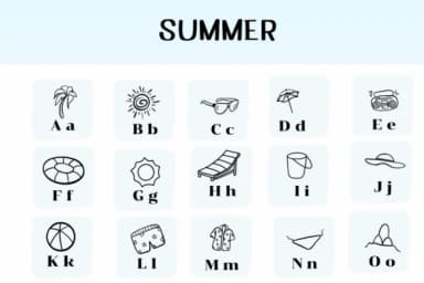 Summer by Ketsarin — Dingbats Font — thumbnail 2