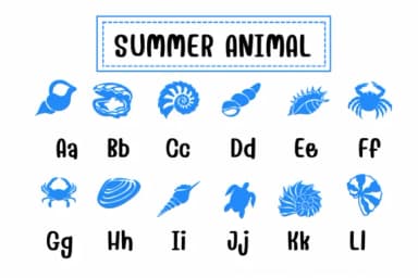 Summer Animal by PraewDesigns — Dingbats Font — thumbnail 2