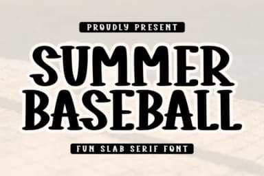 Summer Baseball by CraftedType Studio — Slab Serif Font — thumbnail 1