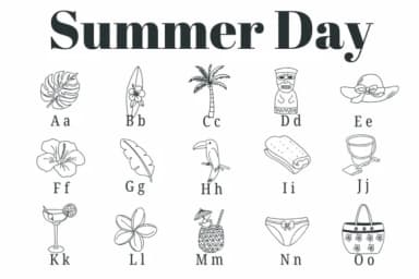Summer Day by Suphitchaya — Dingbats Font — thumbnail 2