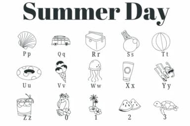 Summer Day by Suphitchaya — Dingbats Font — thumbnail 3