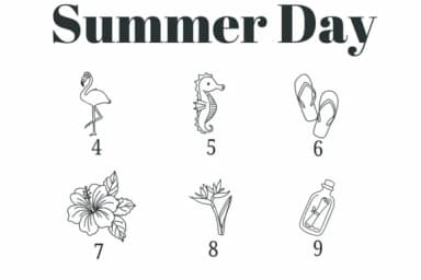 Summer Day by Suphitchaya — Dingbats Font — thumbnail 4
