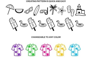 Summer Doodle by digitalplannerland — Dingbats Font — thumbnail 3