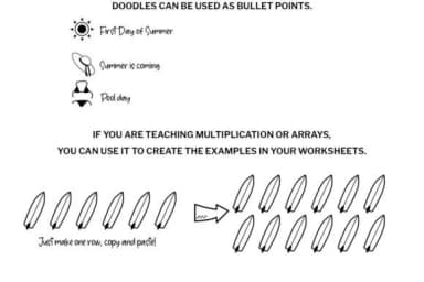 Summer Doodle by digitalplannerland — Dingbats Font — thumbnail 7