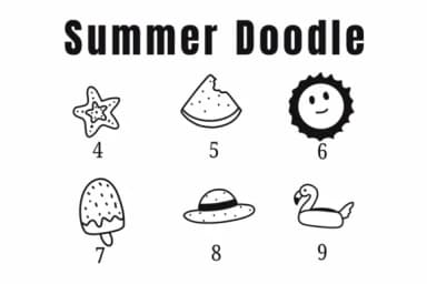 Summer Doodle by Suphitchaya — Dingbats Font — thumbnail 4