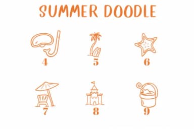 Summer Doodle by CHANOK — Dingbats Font — thumbnail 4