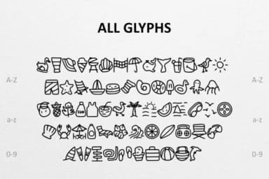 Summer Doodle by CrafterFonts — Dingbats Font — thumbnail 2