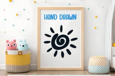 Summer Doodles by PraewDesigns — Dingbats Font — thumbnail 5