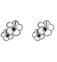 Summer Hibiscus Flower by Ketsarin — Dingbats Font — thumbnail 8