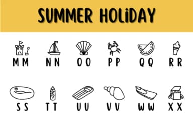 Summer Holiday by Chonada — Dingbats Font — thumbnail 3
