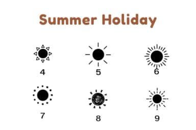 Summer Holiday by Nun Sukhwan — Dingbats Font — thumbnail 8