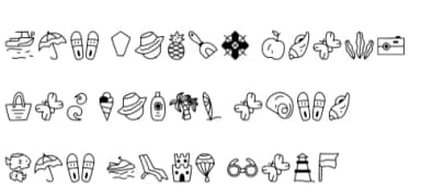 Summer Holidays by YandiDesigns — Dingbats Font — thumbnail 6
