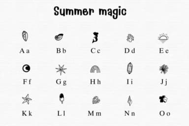 Summer Magic by Sontaya — Dingbats Font — thumbnail 2