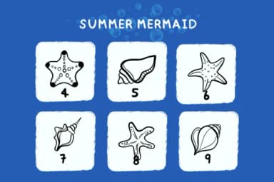 Summer Mermaid by Bee piyanuch — Dingbats Font — thumbnail 4