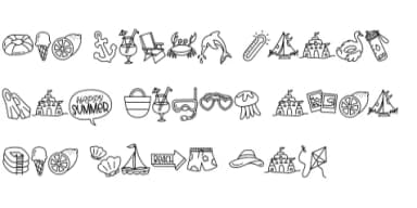 Summer Parade by IngingDigitalArt — Dingbats Font — thumbnail 7