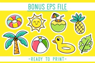 Summer Sensation by Kelik - 7NTypes — Dingbats Font — thumbnail 2