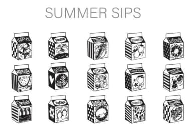 Summer Sips Dingbats by Illustration Ink — Dingbats Font — thumbnail 1