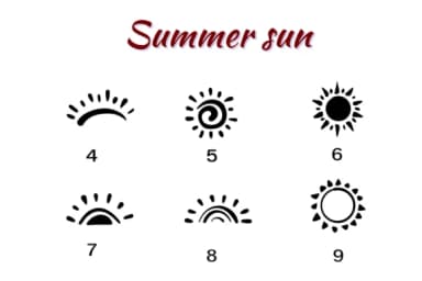 Summer Sun by Nun Sukhwan — Dingbats Font — thumbnail 4