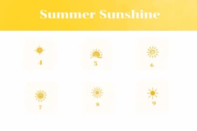 Summer Sunshine by Apiwat Type — Dingbats Font — thumbnail 4