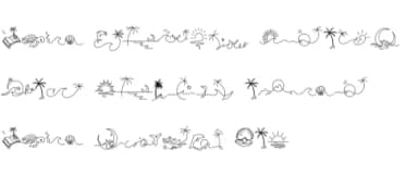 Summer Tattoo by Sontaya — Dingbats Font — thumbnail 8