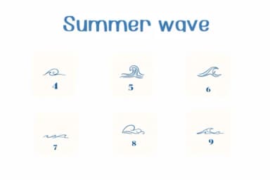 Summer Wave by Ketsarin — Dingbats Font — thumbnail 4