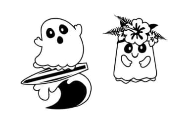 Summerween Boos Dingbats by Illustration Ink — Dingbats Font — thumbnail 3